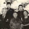 Семейное фото. С матерью Аюшеевой Бальжит и с детьми Бальжинимой и Сэсэгмой 